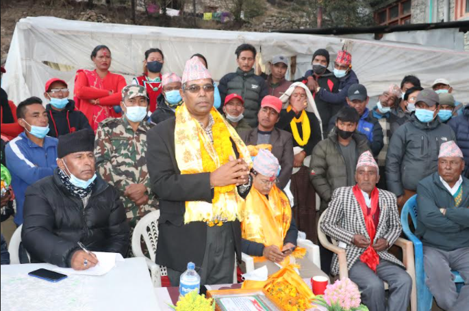 अर्थमन्त्री शर्मा, महामन्त्री खड्का र प्रकाश ज्वालालाई दिए कर्णालीका मुख्यमन्त्री शाहीले धन्यवाद